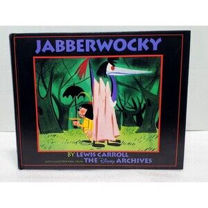 Jabberwocky Lewis Carroll 1992 Disney Press 1st Ed Illustrated HC Book